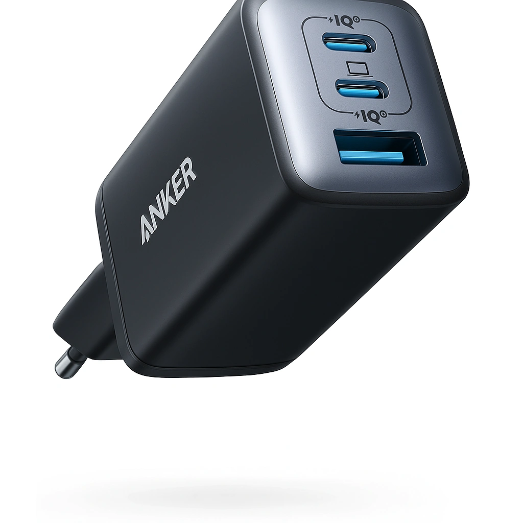 Anker USB-C Ladegerät Nano II 65W – Kompaktes Schnellladegerät (3 Ports)