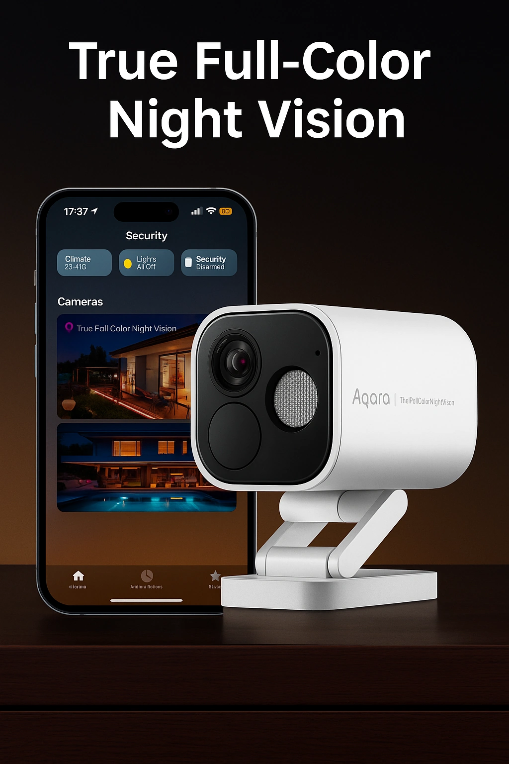 Aqara G5 Pro WLAN-Kamera – 2K Innen/Outdoor mit Nachtsicht & Erkennung