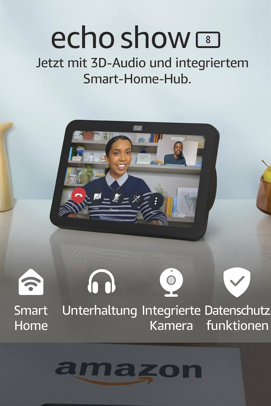 Echo Show 8 HD Smart Hub (3. Gen)