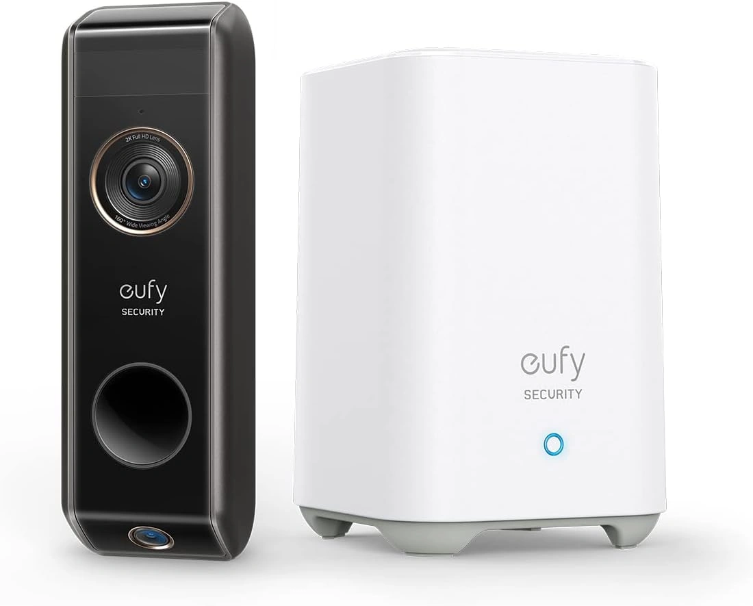 eufy Security Video Doorbell Dual (S330) – 2K Video-Türklingel mit Dual-Kameras & HomeBase 2