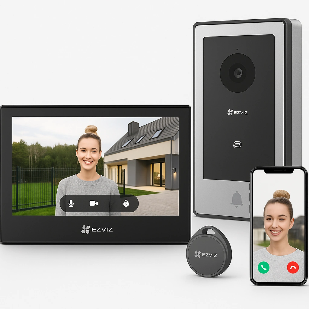 EZVIZ CP5 – Türsprechanlage mit 7' Display und HD-Kamera