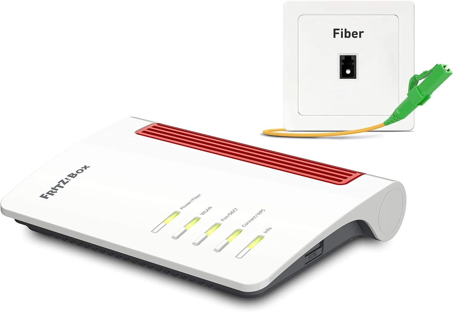 FRITZ!Box 5530 Fiber – Glasfaser Router mit integriertem Modem