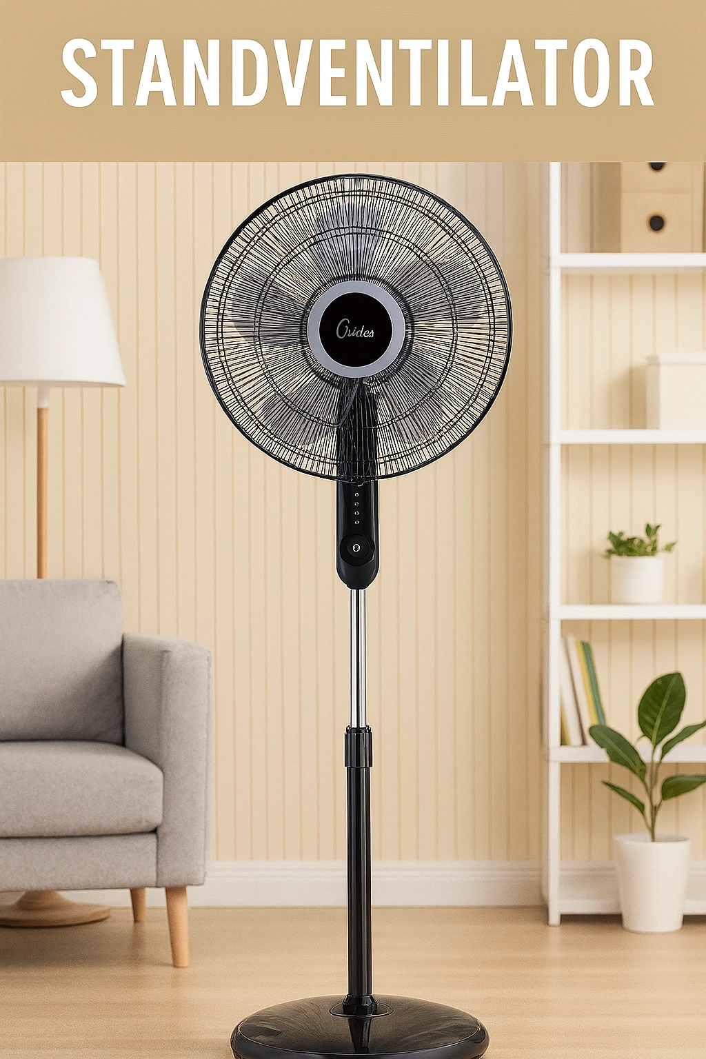 Midea FS40-15FR Standventilator – Fernbedienung & Timer