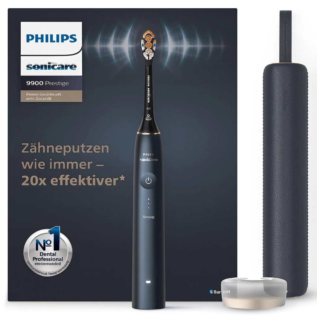 Philips Sonicare 9900 Prestige – Premium-Schallzahnbürste mit SenseIQ