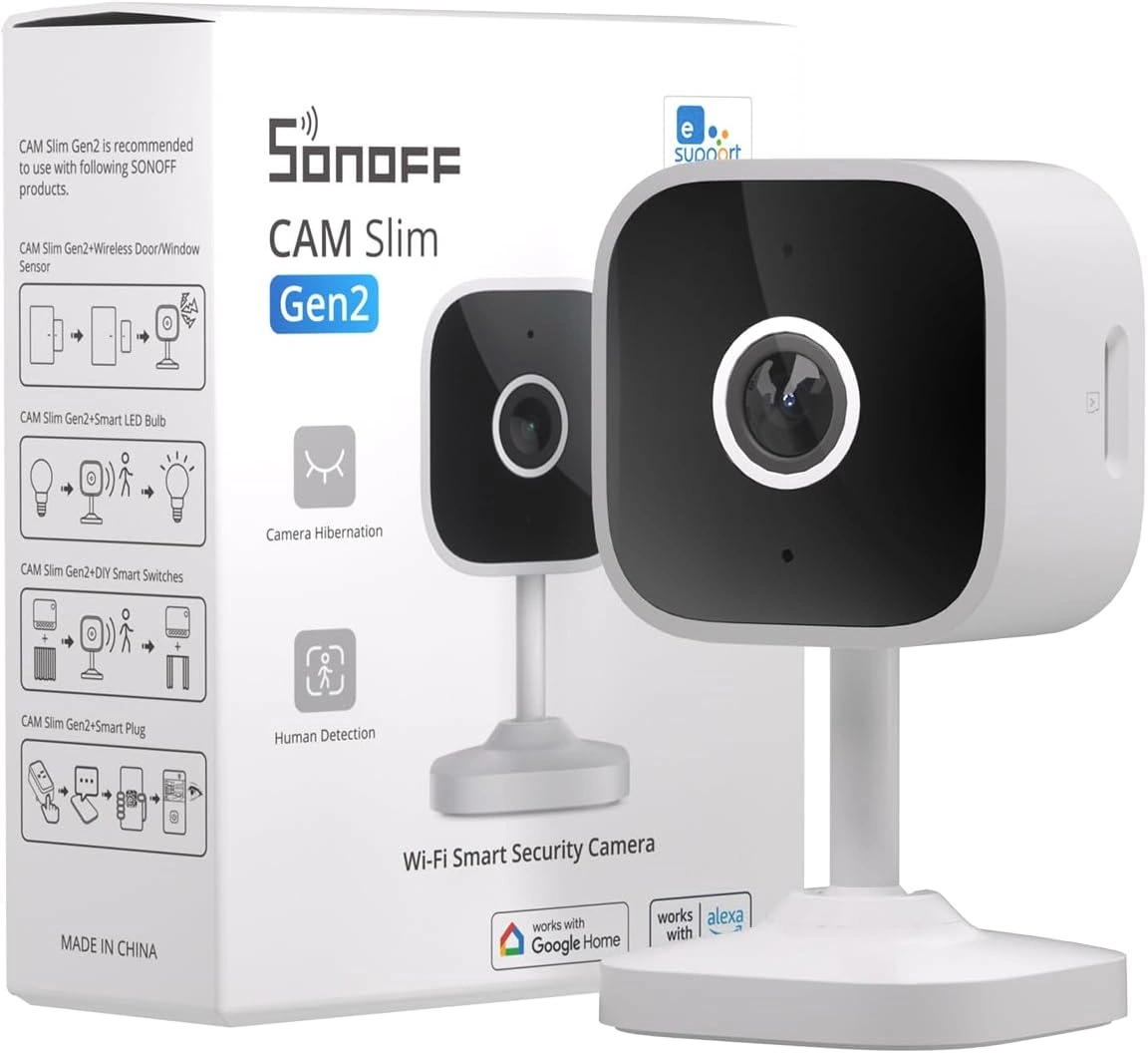 SONOFF CAM Slim Gen2 – günstige Innenkamera mit KI-Erkennung (lohnt sich?)