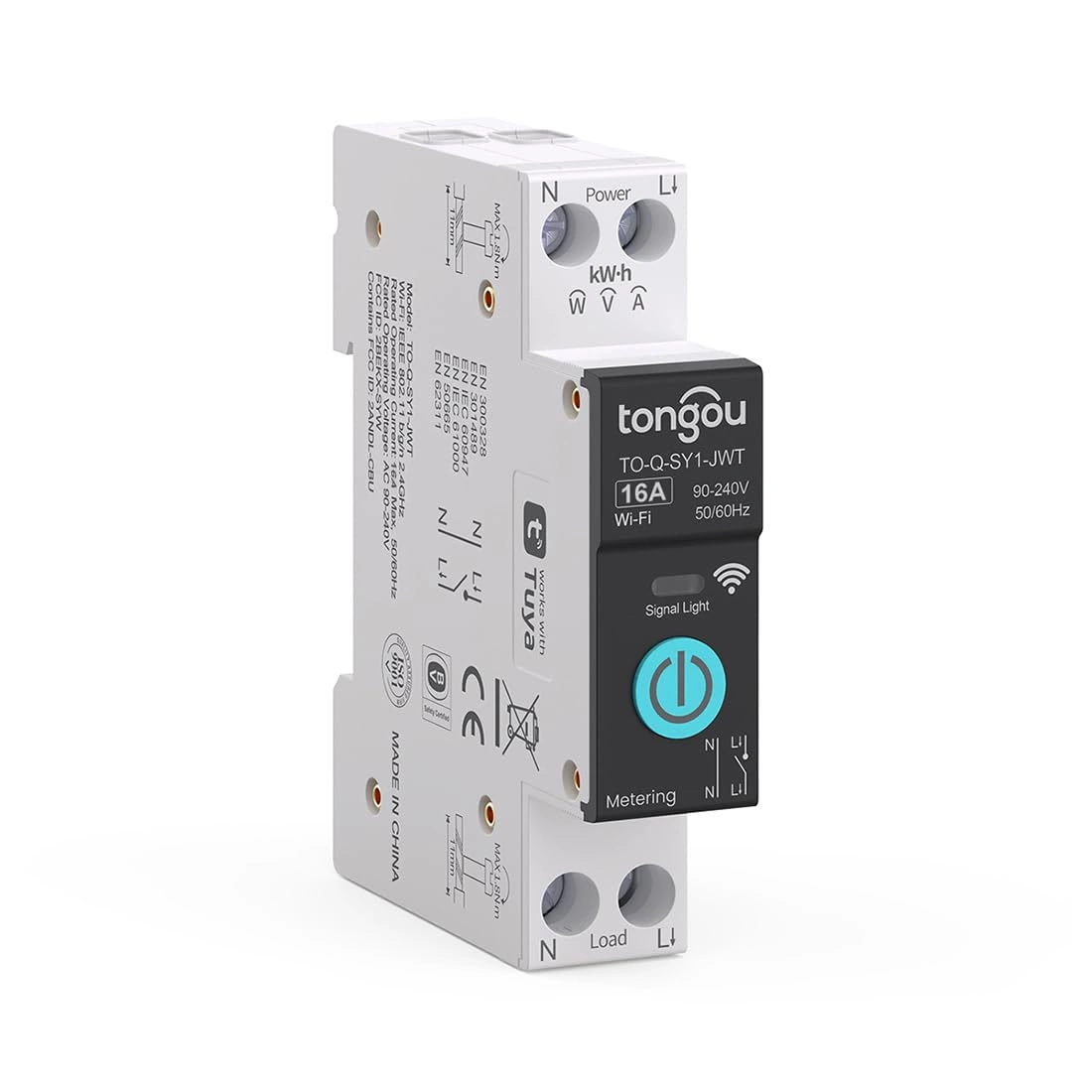 TONGOU Smart Life WLAN Hutschienen-Schalter mit Strommessung Test – TO-Q-SY1-JWT
