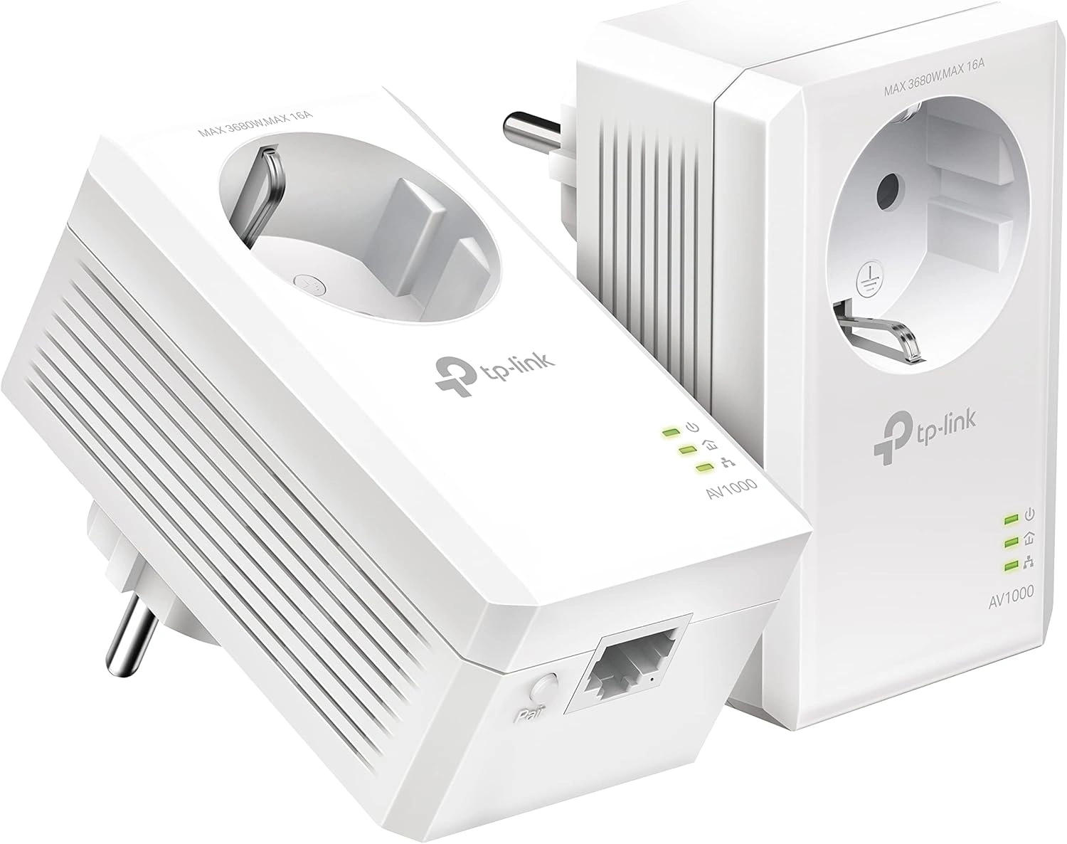 TP-Link Powerline Adapter Set TL-PA7017P KIT – Gigabit über Stromleitung mit Steckdose