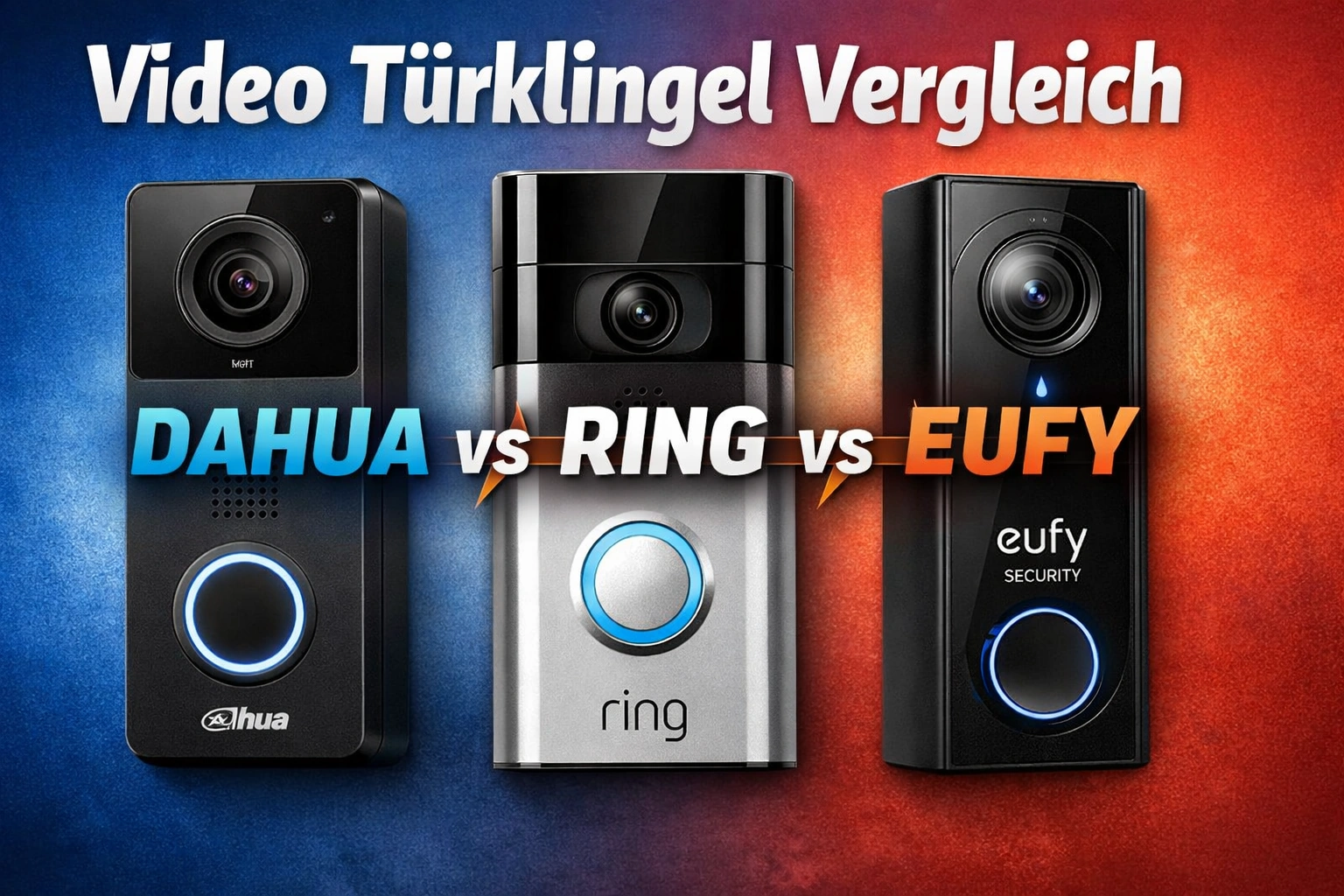 Video Türklingel Vergleich 2026: Dahua vs Ring vs Eufy – Welche ist die beste?